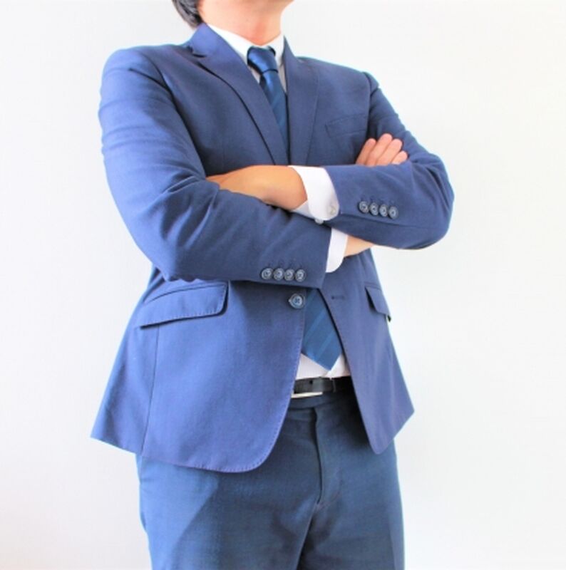 顔なし腕組み男性Sサイズ